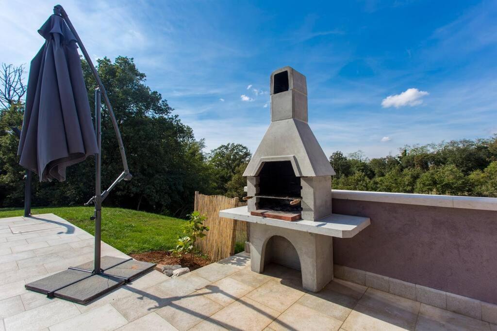 Modern House With Private Pool Villa Žminj Buitenkant foto